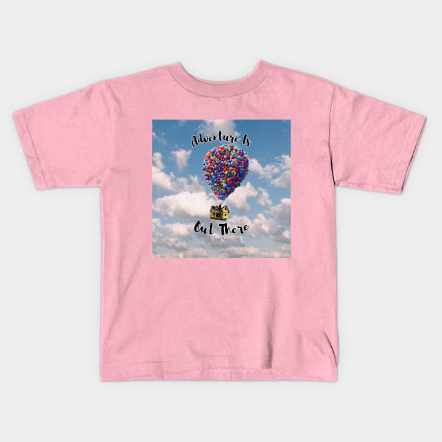 Adventure Is Out There Art Kids T-Shirt by MPopsMSocks